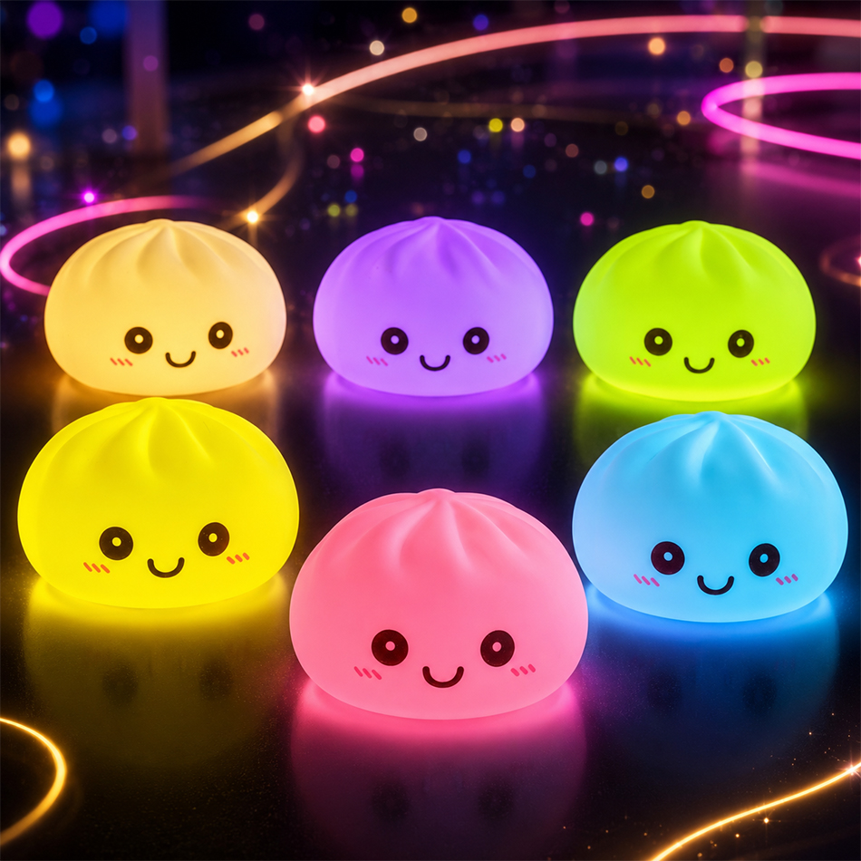 Desk Setup Lamp - Nuevas luces nocturnas de dumplings, adorno