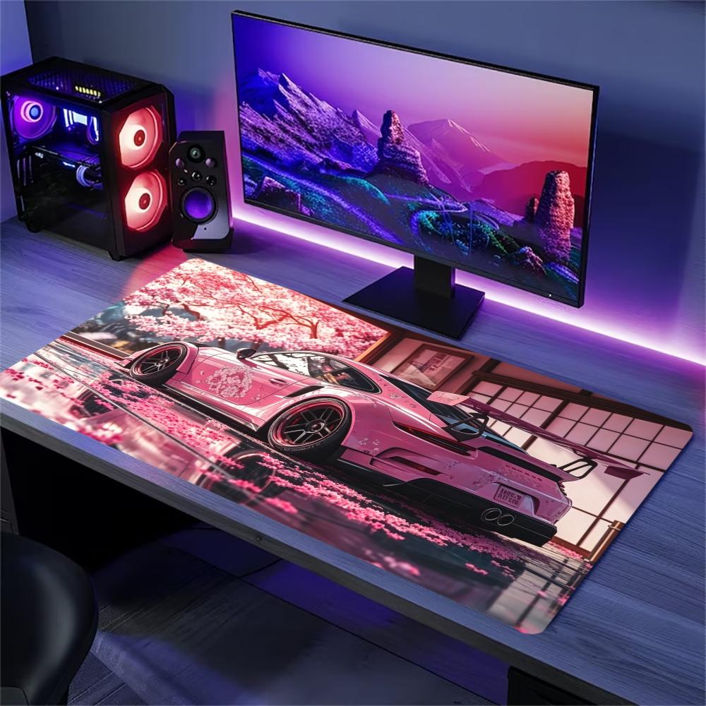 Desk Setup Pc And Laptop - Alfombrilla de Escritorio Extendida Sakura Sports