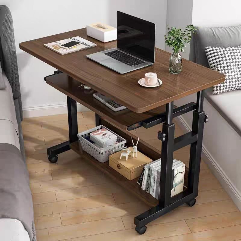 Mesa pequeña móvil, mesita de  - Desk Setup Minimalist reseña y precio