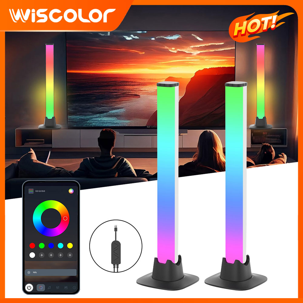 Barra de luces LED RGB para es - Desk Setup With Tv reseña y precio