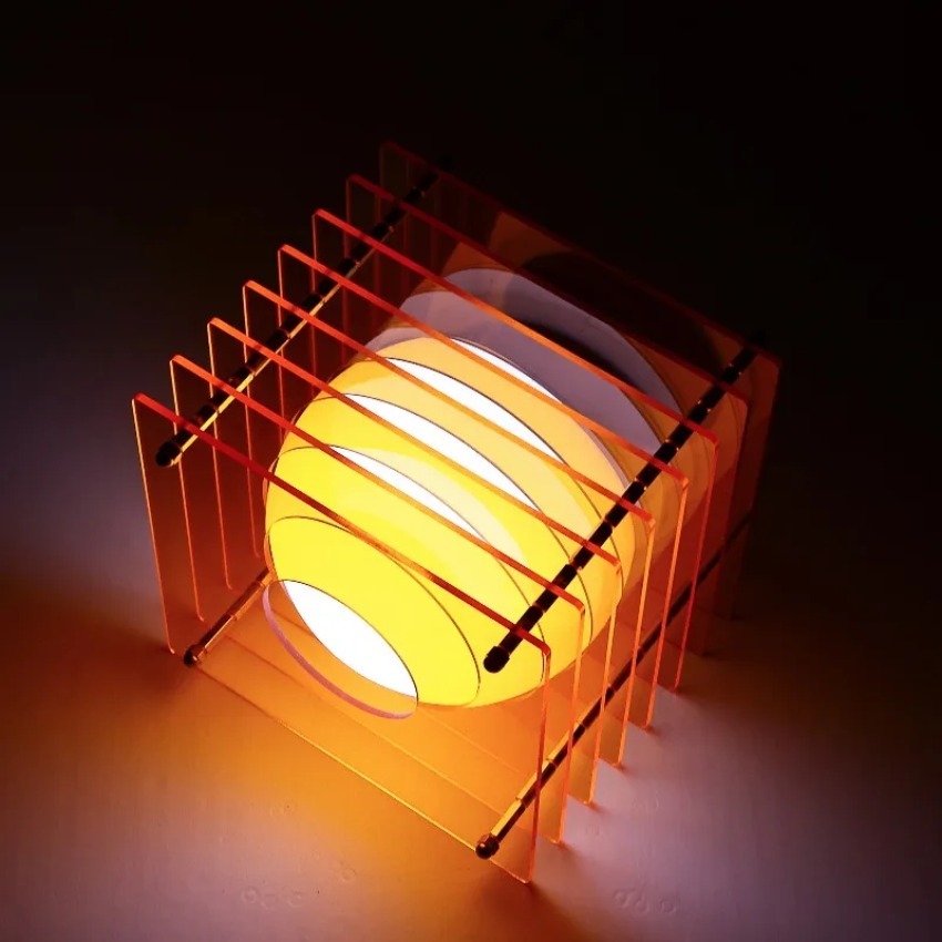 Lámpara de acrílico DIY de mil - Desk Setup Lamp reseña y precio