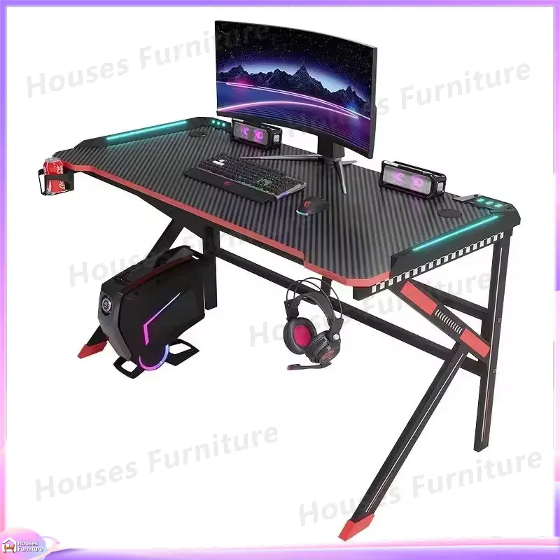 Escritorio Gaming LED RGB de A - Desk Setup L Shaped reseña y precio