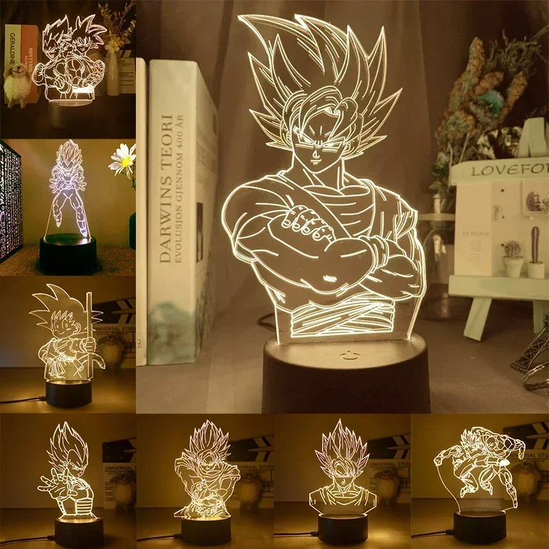 Dragon Ball Z Super Saiyan Veg - Desk Setup Lamp reseña y precio
