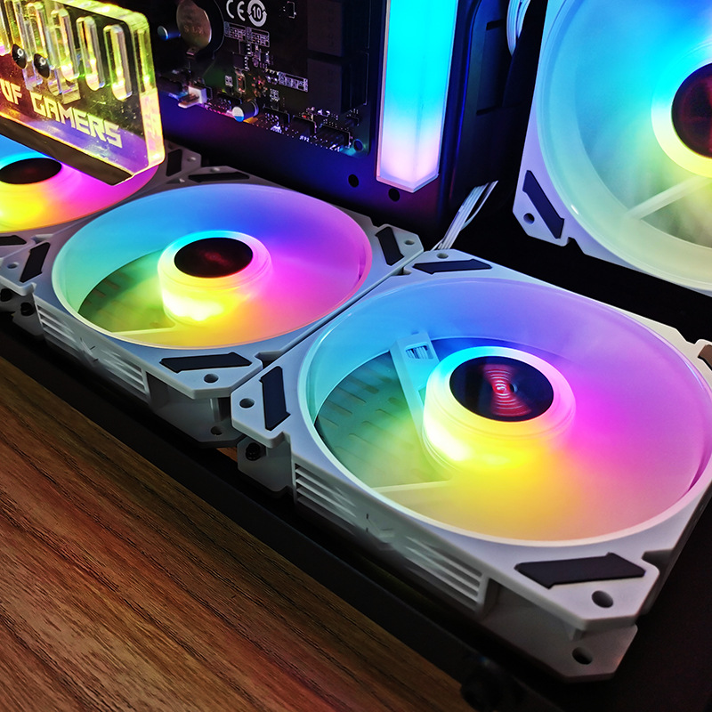 Ventilador de caja ARGB de 120 - Desk Setup Lamp reseña y precio
